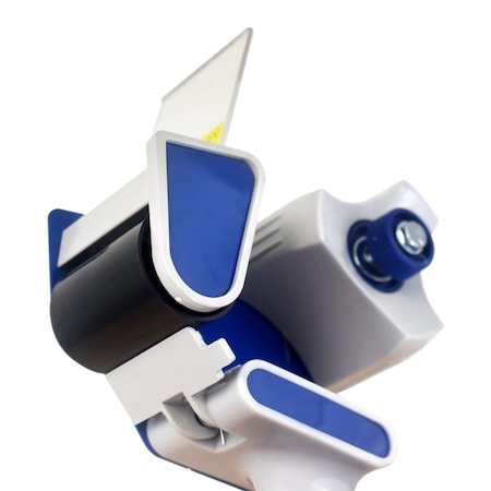 Idl Packaging 2in x 110 yd 1.8 mil Clear Sealing Packing Tape, and HD Tape Dispenser with Comfy Handle, 6PK R-1218-110 + T291